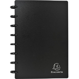 EXACOMPTA Visitenkarten-Ringbuch, din A5, schwarz