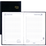 brepols tageskalender "Saturnus Basic" 2026, schwarz