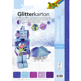 folia glitterkarton "Ice", 240 x 340 mm, 300 g/qm