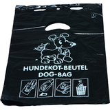 DEISS Hundekotbeutel, aus HDPE-Folie, 3 Liter, schwarz