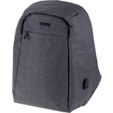LiGHTPAK rucksack "SAFEPAK", mit USB-Ladeport, grau