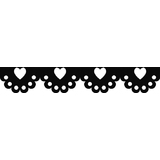HEYDA Bordren-Motivstanzer "Herz", Farbe: lila