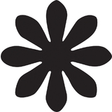 HEYDA motivstanzer XL "Blume", Farbe: grn
