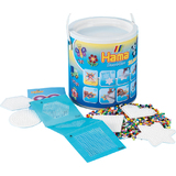 Hama Bgelperlen midi + 5 Stiftplatten, Eimer, 20.000 Stck