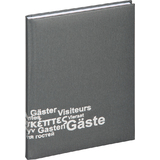 PAGNA Gstebuch Europa, (B)195 x (H)255 mm, 192 Blatt, grau