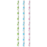 PAPSTAR papier-trinkhalm "Dots", 200 mm, farbig sortiert