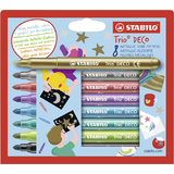 STABILO fasermaler Trio Deco, 8er Kartonetui