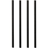PAPSTAR papier-trinkhalm "pure", 150 mm, schwarz