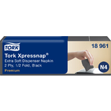 TORK xpressnap Spender-Servietten,  213 x 165 mm, schwarz