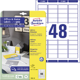AVERY zweckform Absender-Etiketten home Office, 45,7x21,2 mm