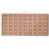 nobo schaukasten Premium Plus, Kork-Rckwand, 27 x DIN A4