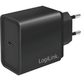 LogiLink USB-Steckdosenadapter, 1x usb-c PD, 18 Watt,schwarz