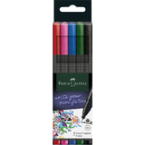 FABER-CASTELL fineliner GRIP FINEPEN, 5er Kartonetui