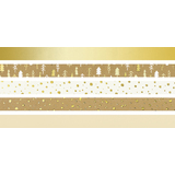 HEYDA deko-klebeband Mini "Bume", gold / natur
