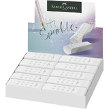 FABER-CASTELL kunststoff-radierer RollOn SPARKLE, wei