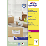 AVERY zweckform Recycling Versand-Etiketten, 99,1 x 67,7 mm