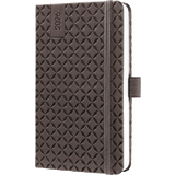 sigel taschenkalender Jolie flair 2026, Kunstleder, A6,braun