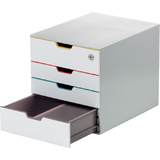 DURABLE schubladenbox VARICOLOR mix 4 SAFE, wei