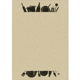 sigel design-papier "Kitchen utensils", din A4, 100 g/qm