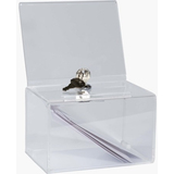 EXACOMPTA Aktionsbox, aus Acryl, abschliebar, glasklar