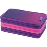 herlitz Schleretui tricase "Dip dye Pink", 31-teilig