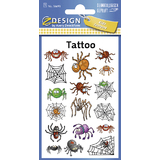 ZDesign kids Kinder-Tattoos "Spinnen", bunt