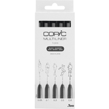 COPIC fineliner MULTILINER, schwarz, 5er Set