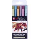 SAKURA pinselstift Koi colouring Brush pen "Earth", 6er Set