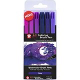 SAKURA pinselstift Koi coloring Brush pen "Galaxy", 6 Farben