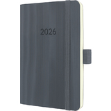 sigel taschenkalender Conceptum 2026, ca. din A6, grau