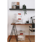 EDA aufbewahrungsbox CLiPSTOCK, 15 Liter, PP, transparent