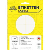AVERY zweckform Namens-Etiketten, 80 x 54 mm, ablsbar, wei