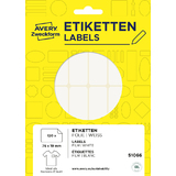 AVERY zweckform Namens-Etiketten, 76 x 19 mm, ablsbar, wei