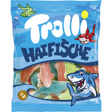 Trolli fruchtgummi HAIFISCHE, 150 g Beutel
