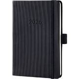 sigel taschenkalender Conceptum 2026, ca. din A6, schwarz