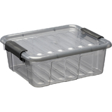 plast team Aufbewahrungsbox home BOX, 1,5 Liter, grau-