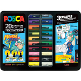 POSCA pigmentmarker "MANGA HERO", 20er Metallbox