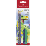 FABER-CASTELL schreibset Dino, blau, 3-teilig