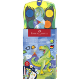 FABER-CASTELL deckfarbkasten CONNECTOR Dino, 12 Farben