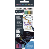 EBERHARD faber Pigmentmarker metallic Duo, 6er Kartonetui