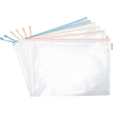 djois Reiverschlusstasche zipper Pastell, din A3, PVC
