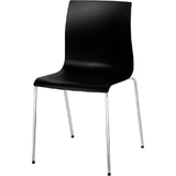 PAPERFLOW besucherstuhl ARKO, 2er Set, schwarz