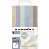 EBERHARD faber Textmarker Slim, Naturfarben, 6er Etui