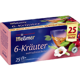 Memer tee "6-Kruter", wohlschmeckend, 25er Packung