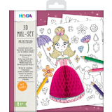 HEYDA 3D mal-set "Prinzessin", 15-teilig