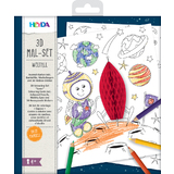HEYDA 3D mal-set "Weltall", 15-teilig