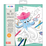 HEYDA 3D mal-set "Unterwasser", 15-teilig