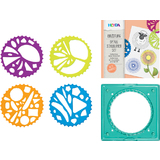HEYDA Spiralschablonen-Set, 5-teilig