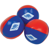 SCHILDKRT Jonglierblle, 3er Set, rot / blau