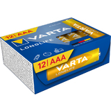 VARTA alkaline Batterie Longlife, micro AAA, 12er